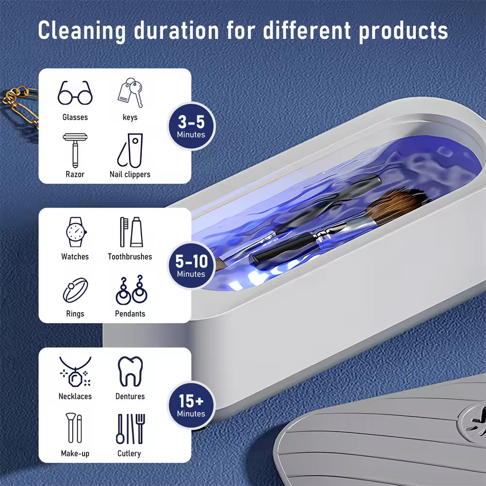 acrossminds ™ Ultrasonic Cleaner