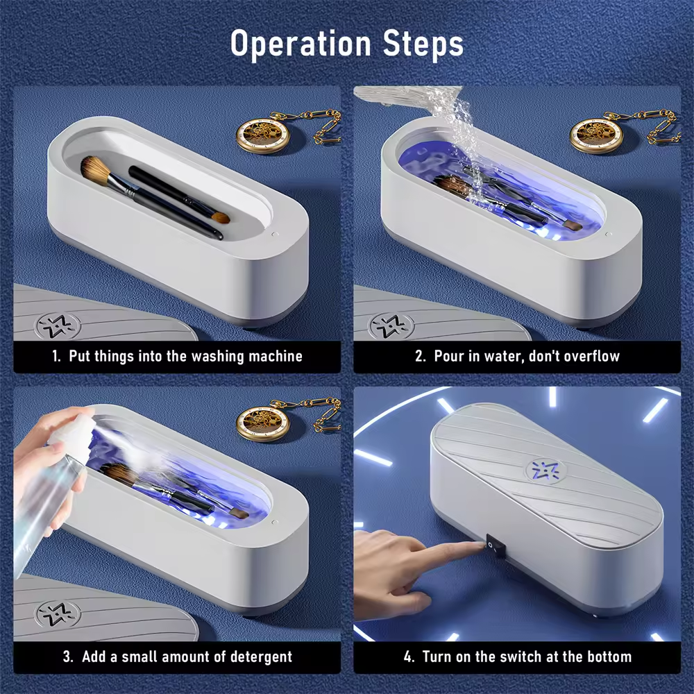 acrossminds ™ Ultrasonic Cleaner